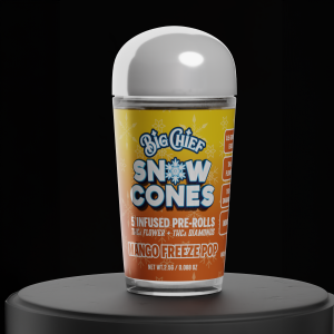 Mango Freeze Pop – Snow Cone 5-Pack Infused Pre-Rolls